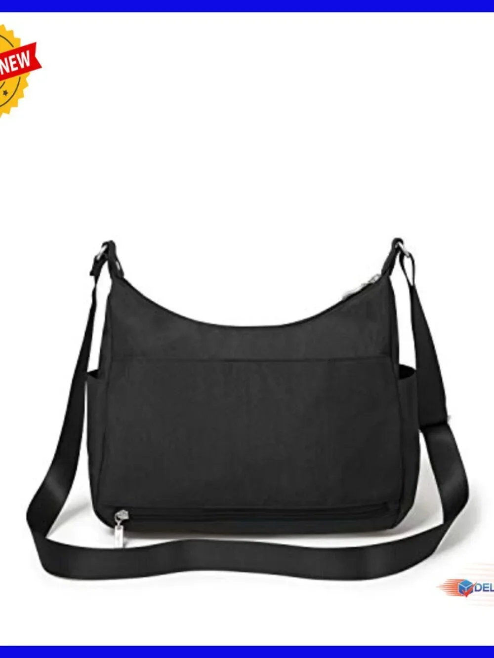 Large Hobo Crossbody Bag with RFID Wristlet, Water-Resistant Travel Purse